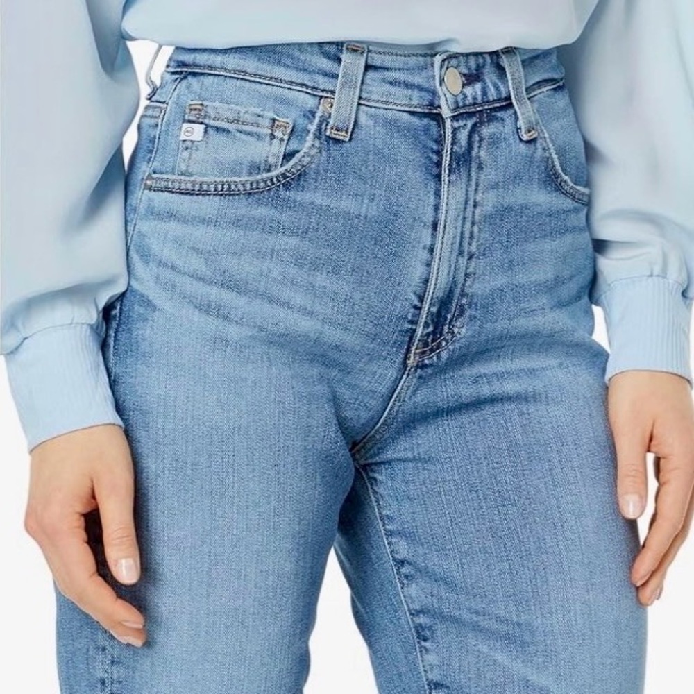 NWT AG Adriano Goldschmied Womens Alexxis Vintage High Rise Straight Jean (31) - Picture 2 of 16